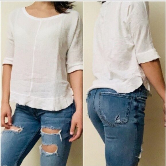 Anthropologie Cotton Summer Pullover - Picture 2 of 11